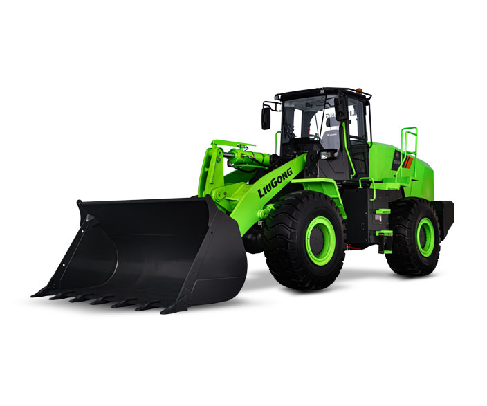 Green LiuGong front loader designed for efficient construction operations.