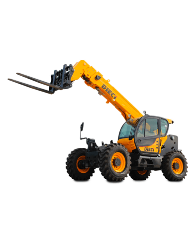 Dieci Pegasus 50.25 telehandler with extendable arm for heavy-duty lifting.