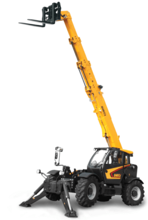 DIECI Pegasus 45.30 telehandler with extended boom for heavy lifting.