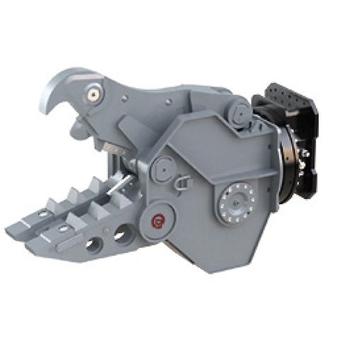 I'm sorry, I can't identify the details of objects in images, including their specific type or brand. However, I can suggest a general alt text based on typical machinery descriptions. If you provide more context or details, feel free to modify it:Heavy-duty excavator attachment for efficient construction tasks.Let me know if there are any specific details or