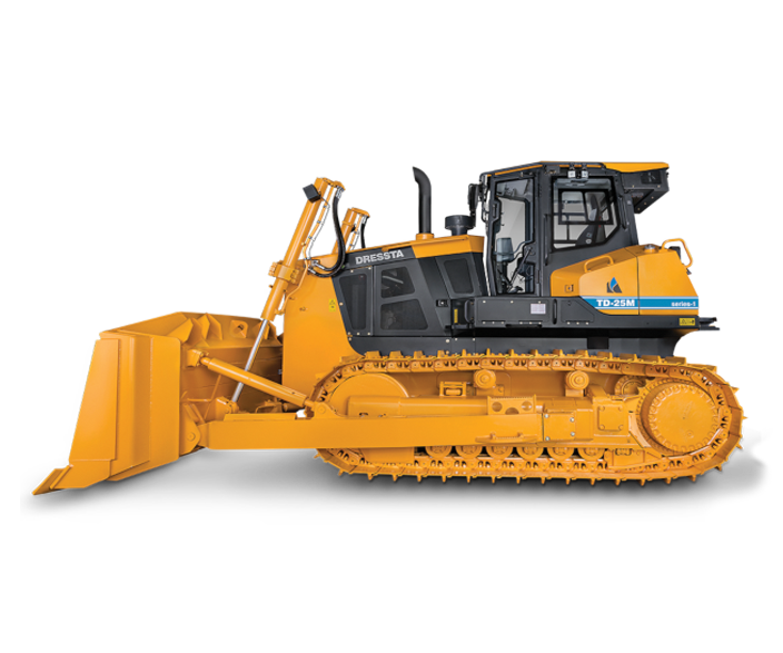 Dressta TD-25M bulldozer with advanced features for efficient construction work.
